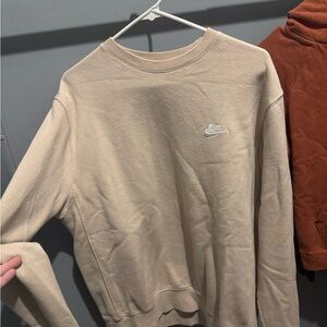 Nike Unisex Crewneck Sweatshirt - Beige
